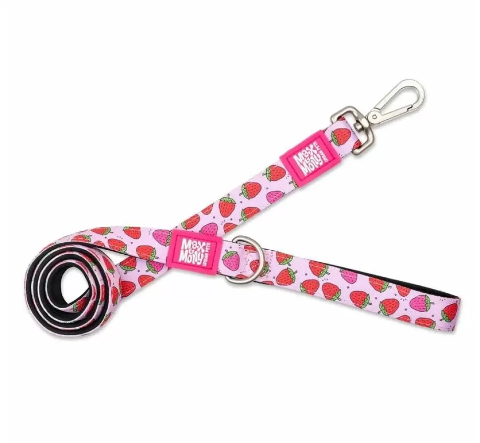 Max & Molly Hondenriem Short Leash Strawberry Dream